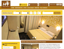 Tablet Screenshot of hotel3fronteiras.com.br